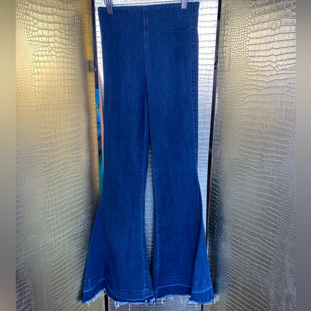 Show me your Mumu blue bootcut jeans